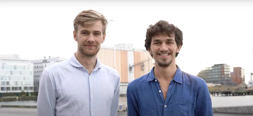 Måns och Daniel har grundat företaget Visslan.